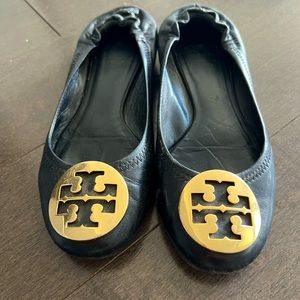 Tory Burch Leather Flats, size 5